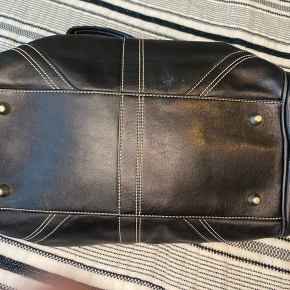 Coach Black Leather Handbag - Picture 8 of 9